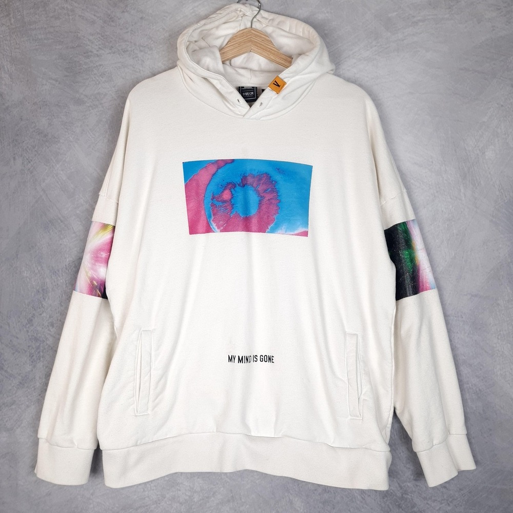 Stanley Kubrick 2001 A Space Odyssey Hoodie Mens XL White My Mind Is Gone